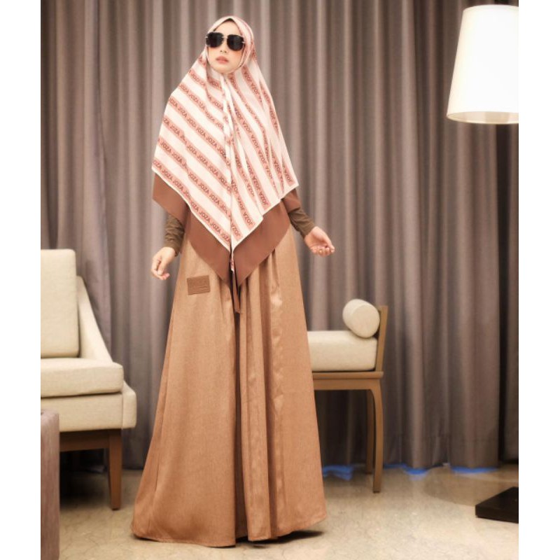 PO 5MINGGU ELLEN SERIES SET GAMIS KATUN MADINAH DAILY DRESS SYARI BY JOZA CLOTHING