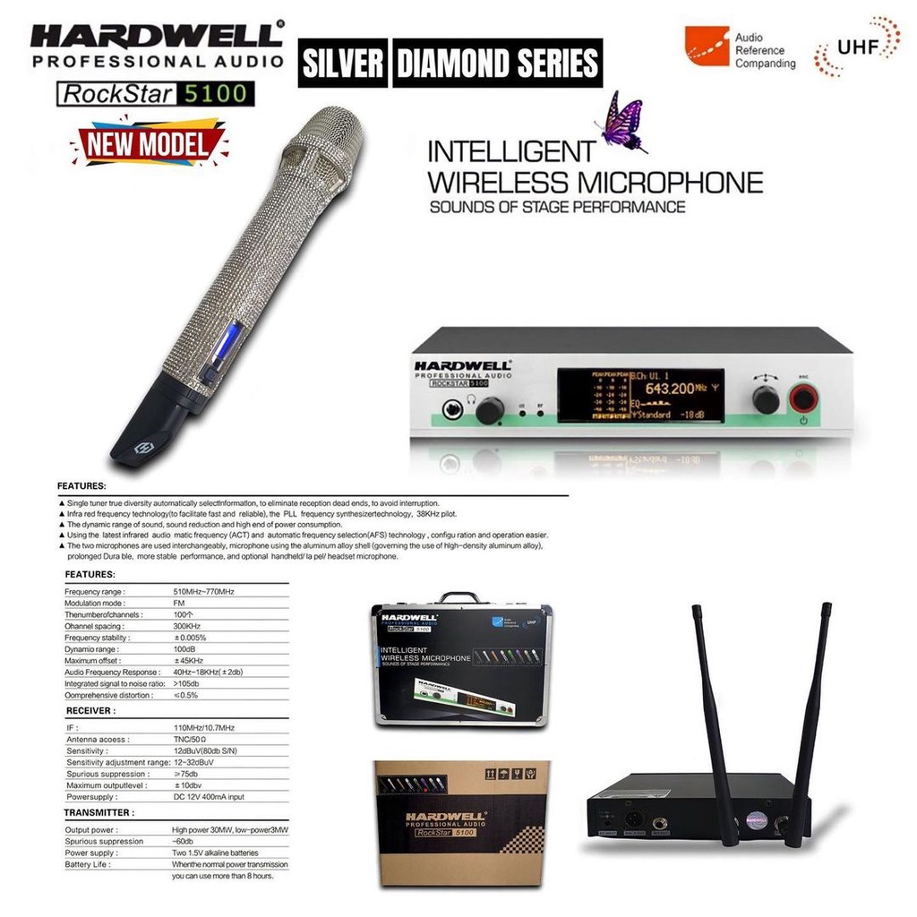 HARDWELL ROCKSTAR 5100 D  MICROPHONE
