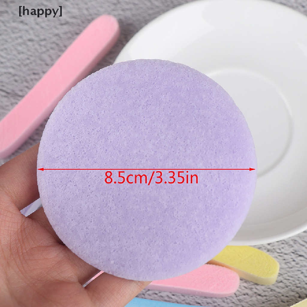 HA 12pcs Compressed Facial Clean Wash Puff Face Cleansing Sponge Stick Skin Pad ID