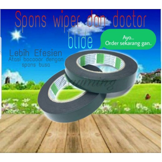 Spons busa wiper blade dan Doctor Blade