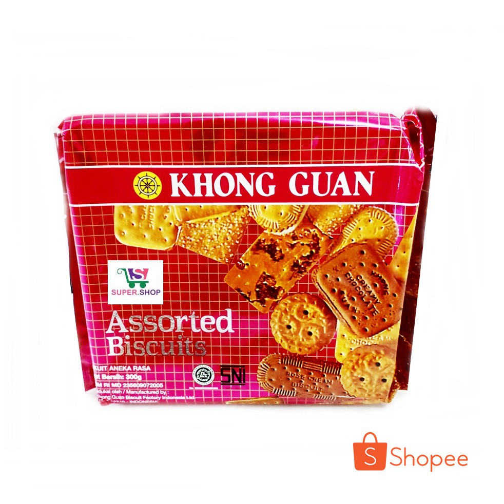 Khong Guan Assorted Biskuit 300 Gram | Shopee Indonesia