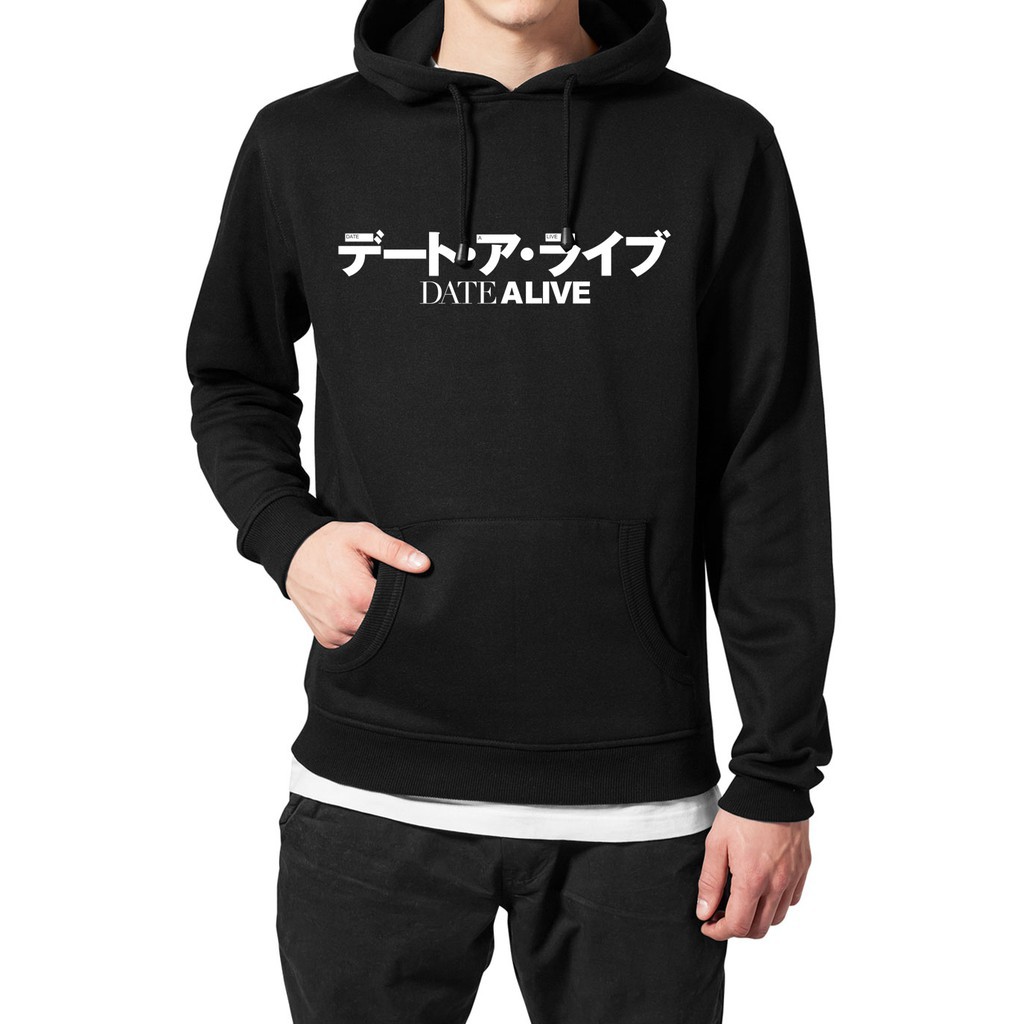 JAKET BIG SIZE JUMBO HOODIE SWEATTER ZIPPER ANIME DATE A LIVE WIBU TOKISAKI KURUMI 2XL-3XL-4XL-5XL