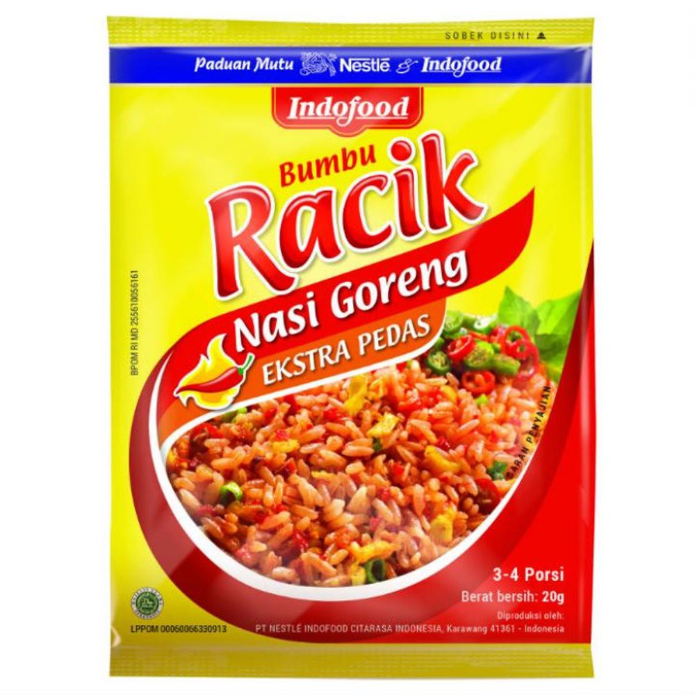 

Bumbu Instan Racik Nasi Goreng Ekstra Pedas