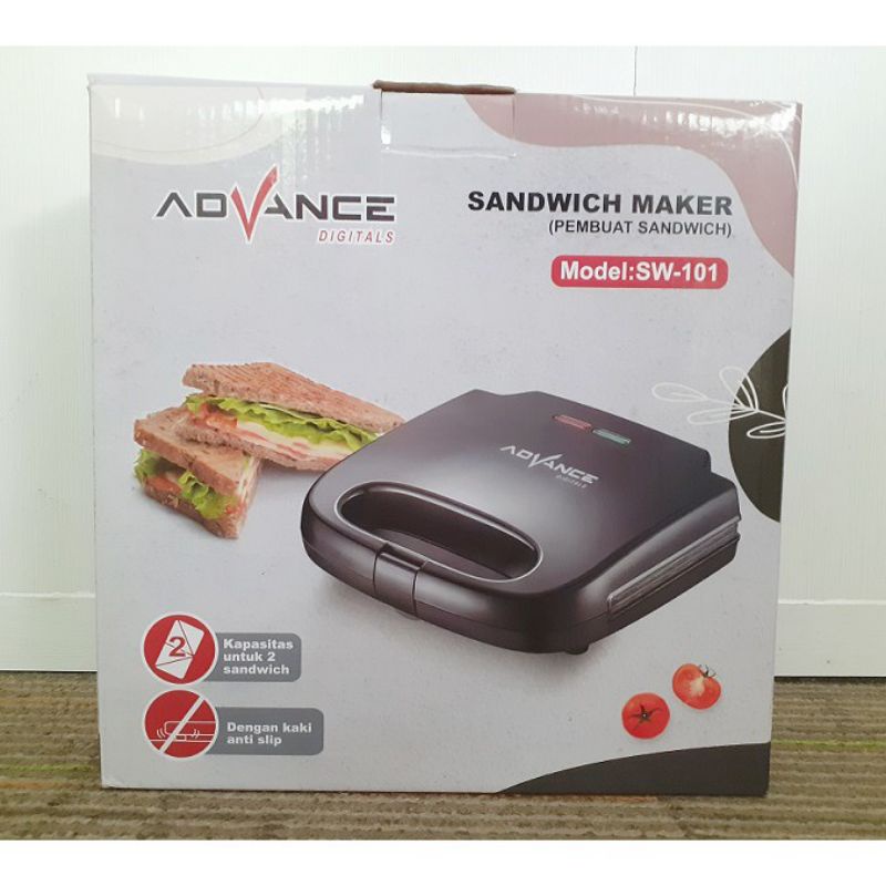 ADVANCE SANDWICH MAKER SW101 SW 101 SW-101 SANDWICH TOASTER PEMANGGANG BAKAR ROTI ORIGINAL GARANSI