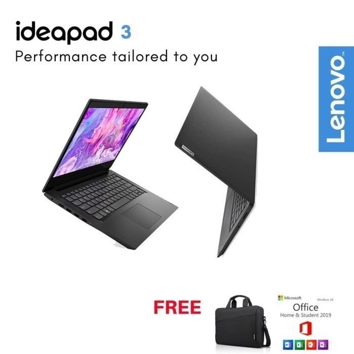 LENOVO IDEAPAD SLIM 3 - INTEL N4020 4GB 512GB SSD 14&quot;HD WIN11 OFFICE HOME STUDENT