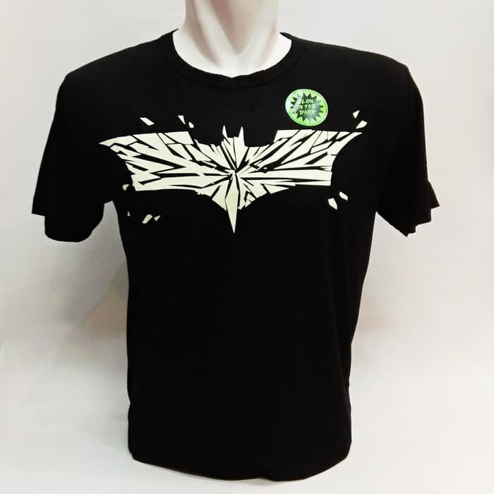 Kaos Tshirt Baju Batman Vintage Big Size Superhero Glow Jumbo Rhymes Import XL -XXXL