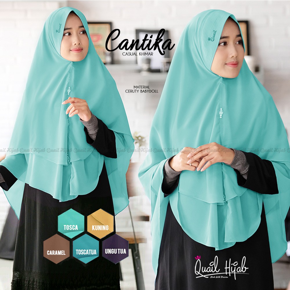 CANTIKA QUAIL | HIJAB INSTAN QUAIL - ORIGINAL QUAIL HIJAB