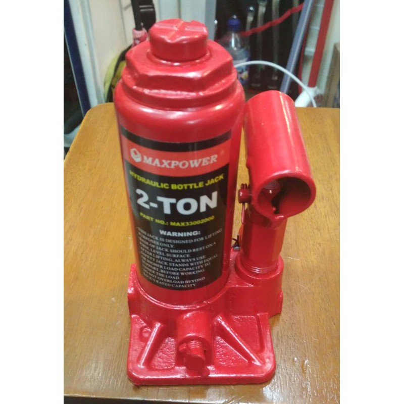 Maxpower Hydraulic Bottle Jack (Color Box) 2 Ton