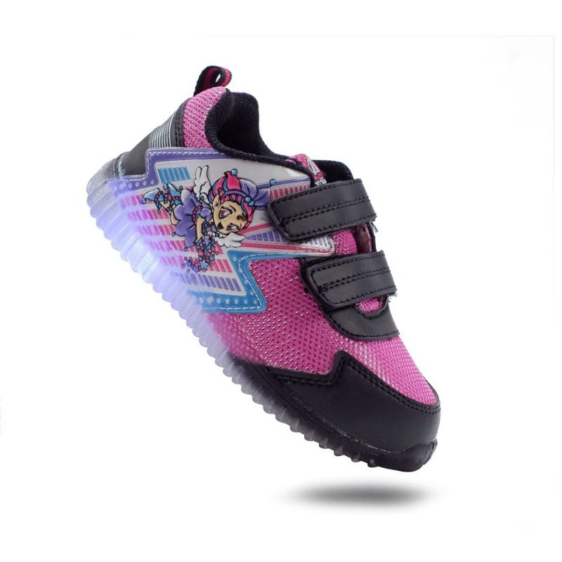 Sepatu Anak Perempuan KB - TK , Ardiles Terbaru Barvia 26-31 Led Lampu