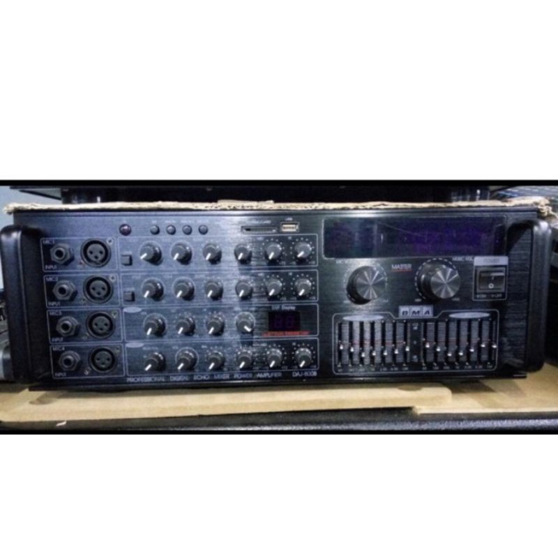 power amplifier power mixer BMA DAJ 800B DAJ 800 B EFEK RIVERB NYES ORIGINAL BMA