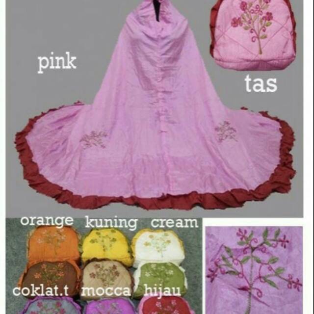 Mukena parasut / mukena traveling