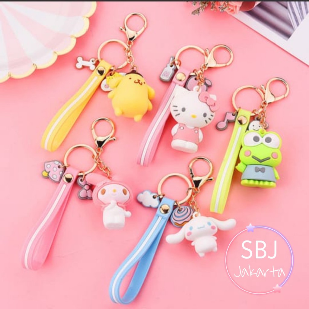 Gantungan Kunci Keychain gift souvenir unik karakter SANRIO