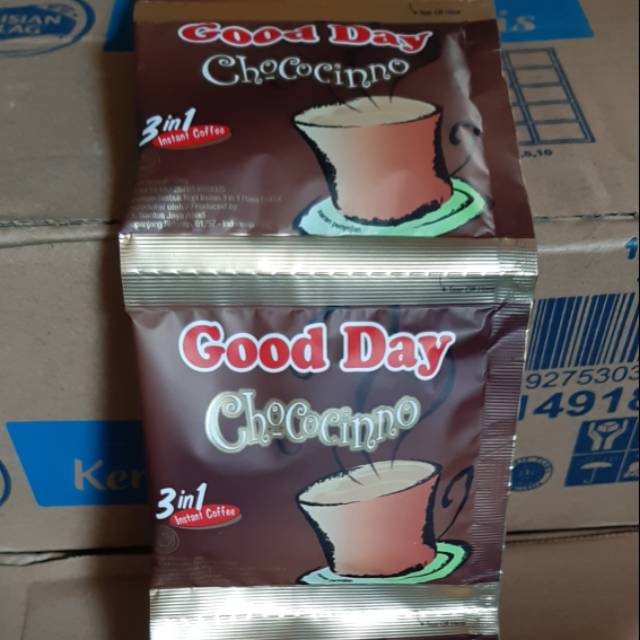 

KOPI GOOD DAY CHOCOCINNO 3in1 sachet isi 10/renceng