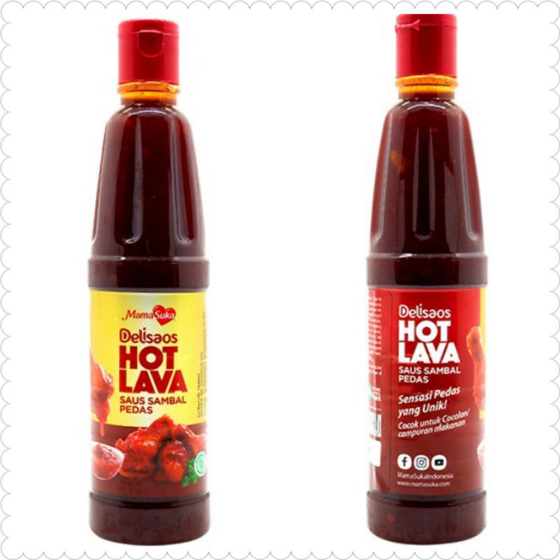 

Mama Suka Delisaos Hot Lava Saus Sambal Pedas 260 ml