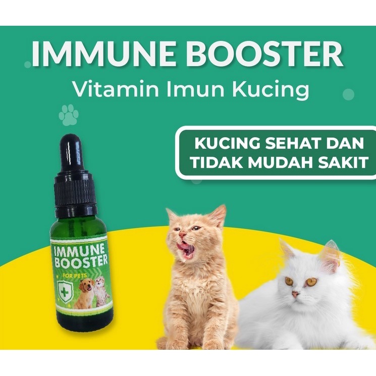 Immune Booster For Pets 20ml - Vitamin Peningkat Kekebalan Kucing Anjing