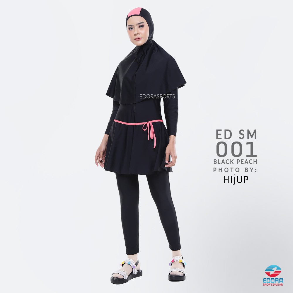 EDORA Baju Renang Muslim Wanita Dewasa ED SM Model SLIM FIT MUSLIMAH