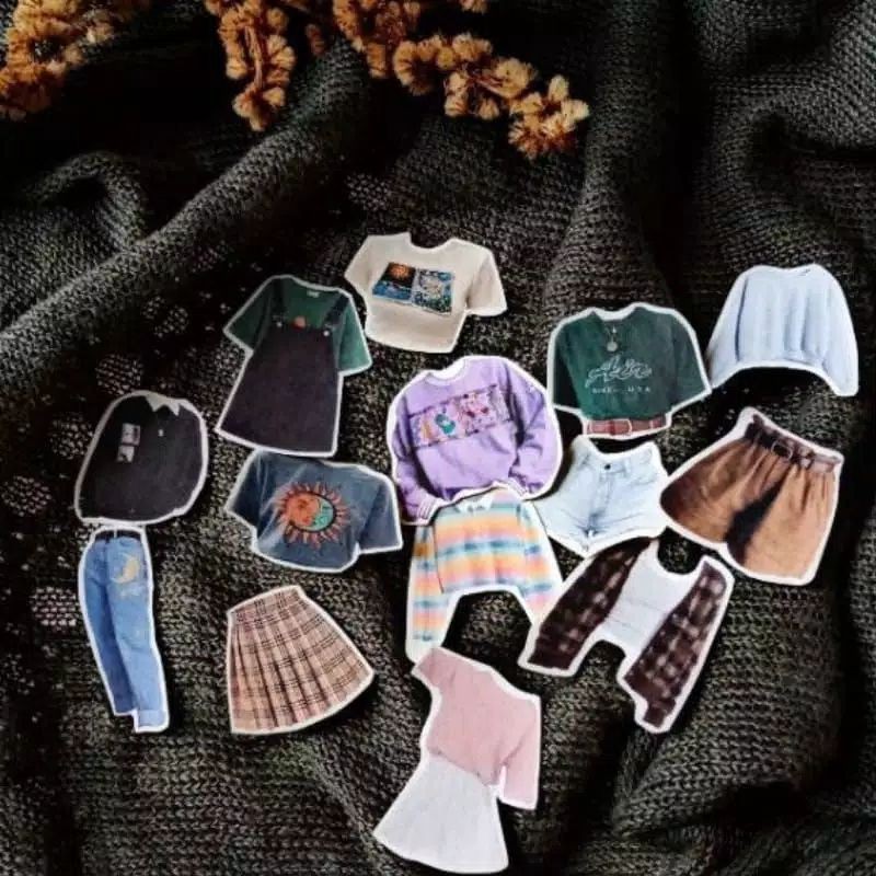 GAEKOPEDIA || NO GLOSSY STIKER TUMBLR AESTHETIC 30-48Pcs STICKER ESTETIK RETRO UNIK-Clothes