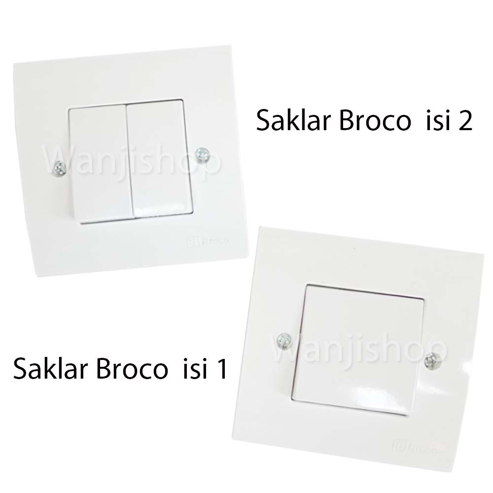 Saklar Broco Engkel Single &amp; Seri Double | Saklar Engkel | Saklar Seri