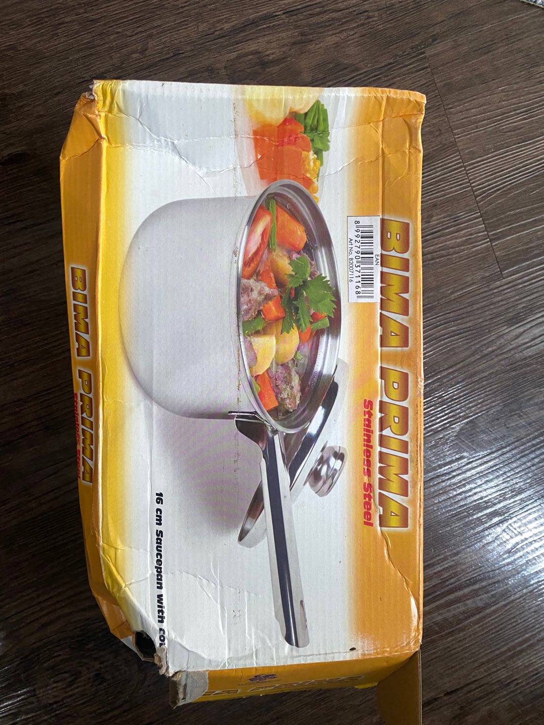 Panci Susu Bima 16cm 2007 Prima Stainless Steel Sauce Pan