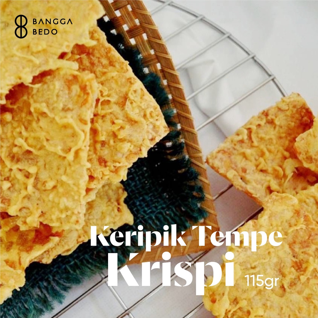 

Keripik Tempe Krispi Gurih Bikin Nagih 115gr - Bangga BEDO