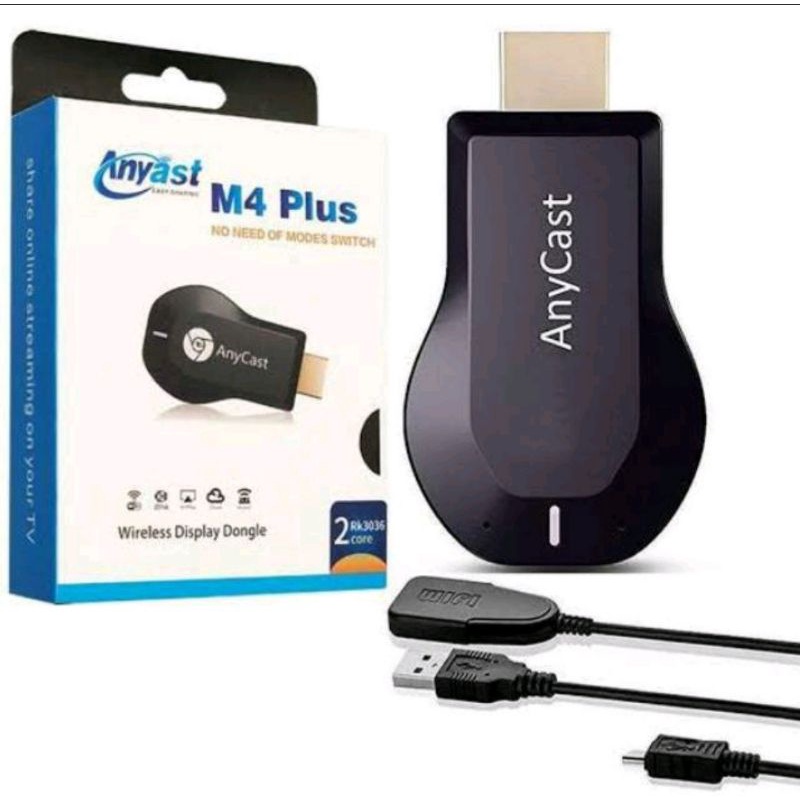 ANYCASH HDMI DONGLE M2 M4+ WIRELESS ANYCAST HDMI DONGEL WIFI