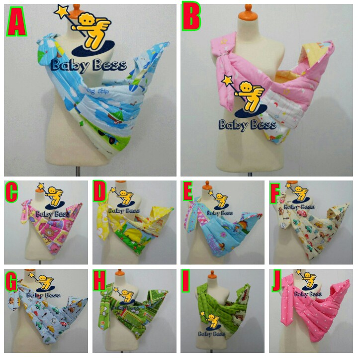 Gendongan Bayi/Gendongan Samping/Gendongan Topi/Kain Gendong