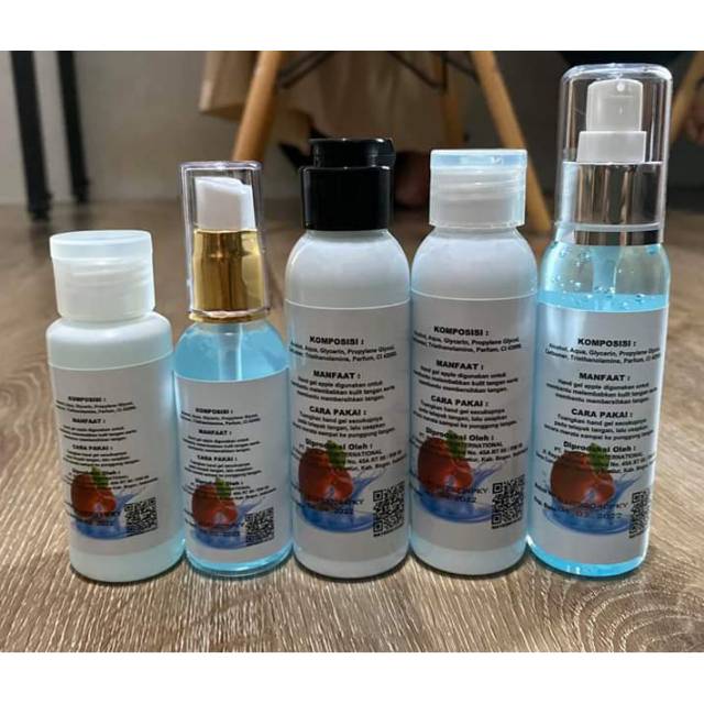 Hand gel apel || sanitizer SR12 60ml