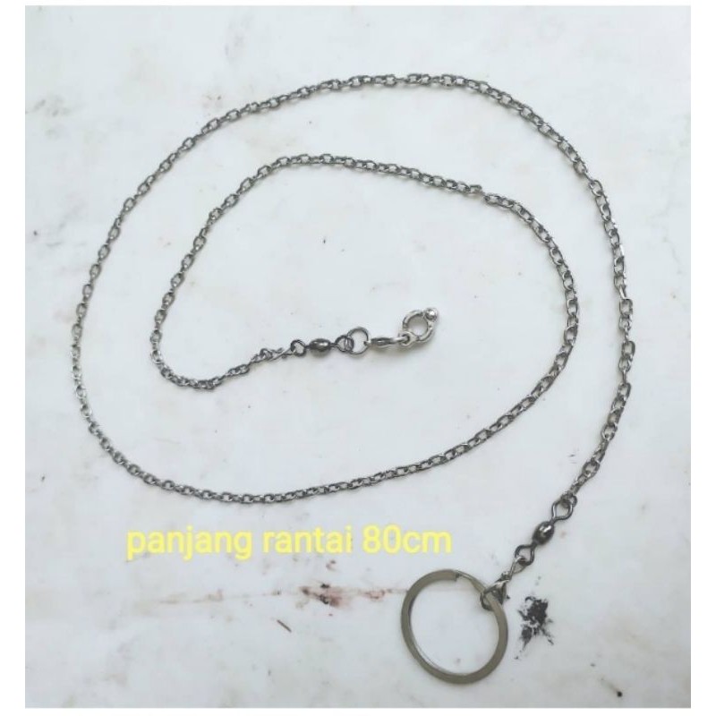 Rantai dan ring borgol untuk melatih burung Lovebird parkit falk parkit Australia