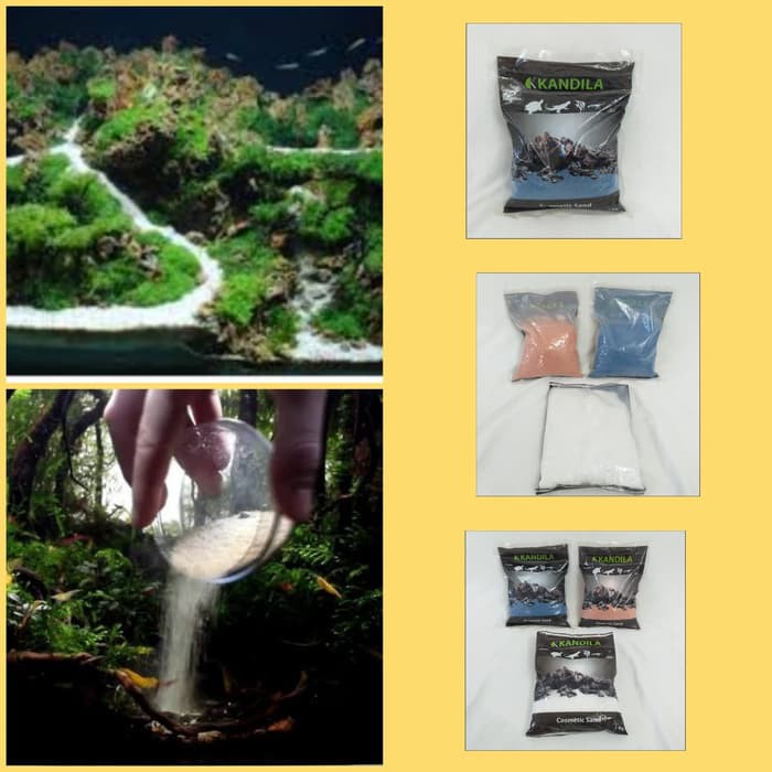 Pasir Hias Warna Aquarium Taman Miniatur/KANDILA Cosmetic Sand***