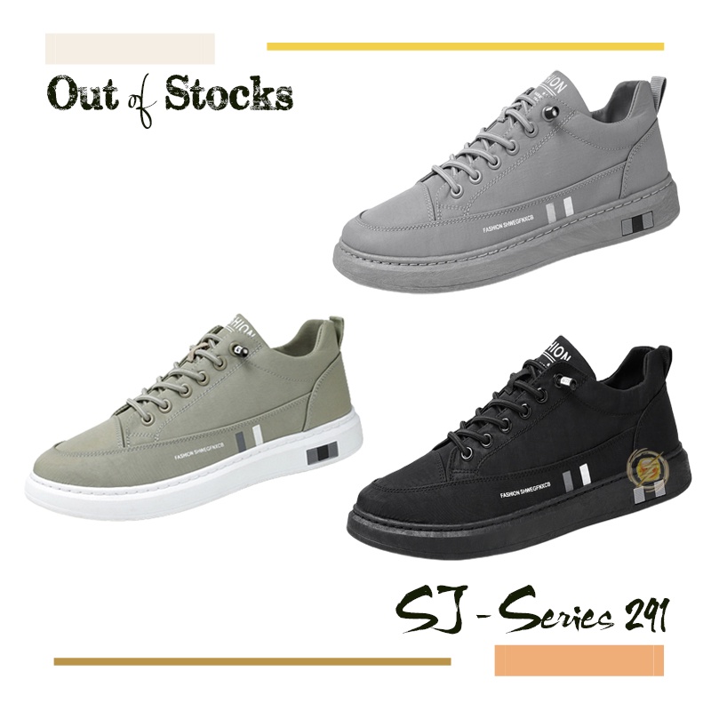 [NOOS] Sepatu Sneakers Pria Trendy Tali Elastis Series 2 Import Premium -291