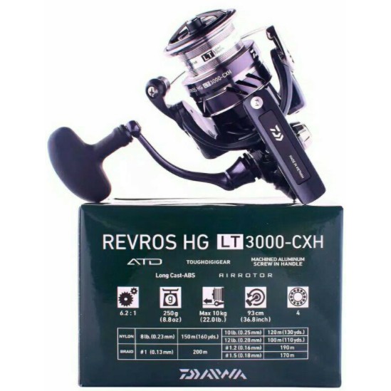 Reel DAIWA REVROS RR LT / LT HG LT / TG LT / 1000 2000 2500 3000 BARU DAN ASLI