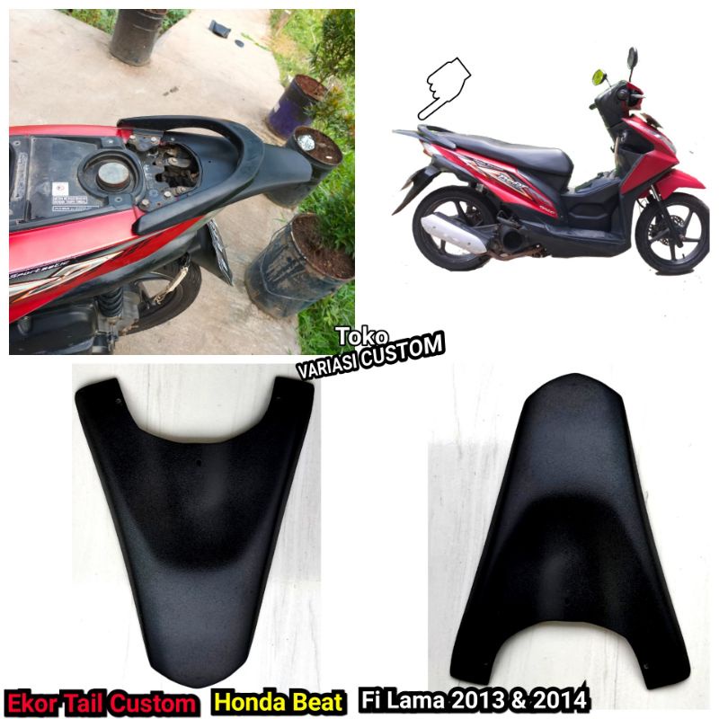 Aksesoris honda beat fi 2013 /14 Ekor tail modifikasi custom