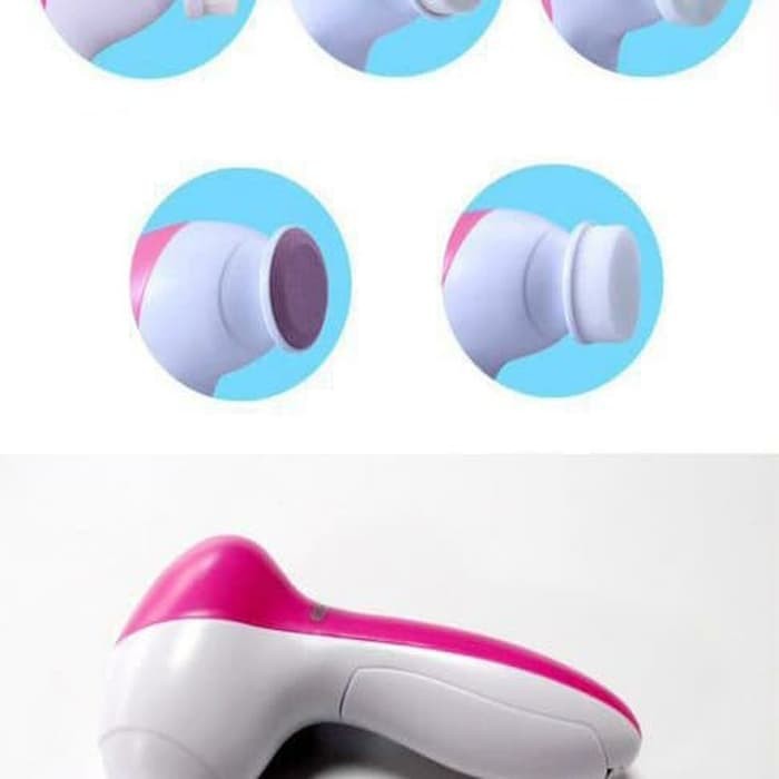 beauty care massager alat pembersih kulit muka/wajah 5 in 1