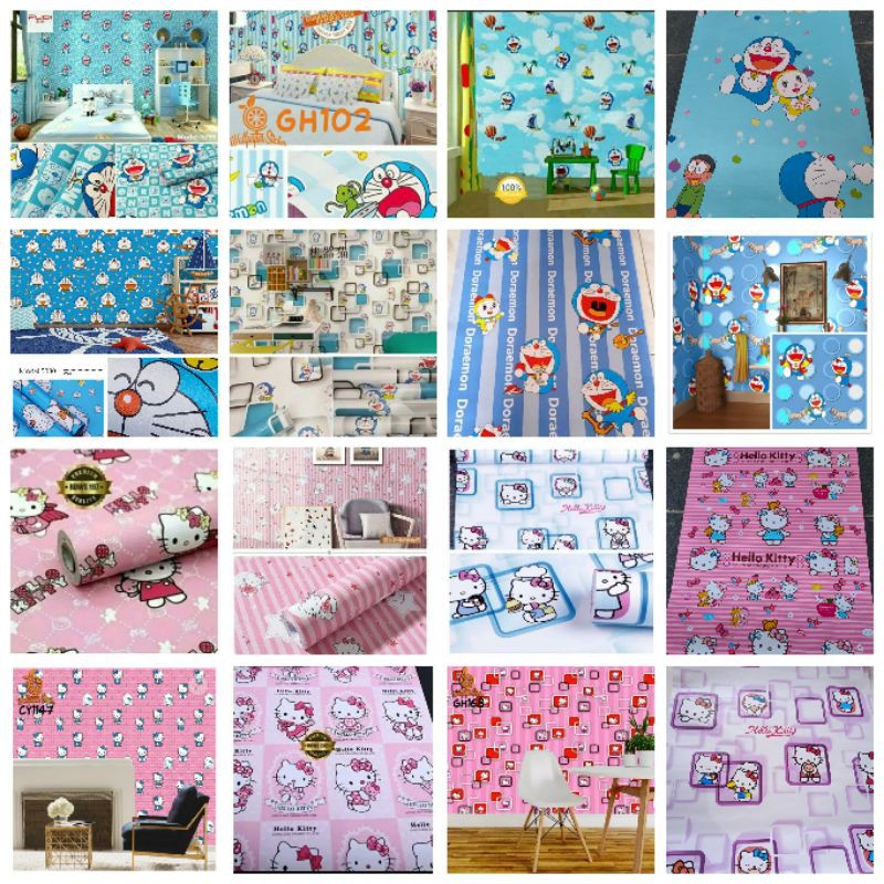  Wallpaper  Dinding  Doraemon Hello  kitty  Lengkap 50 