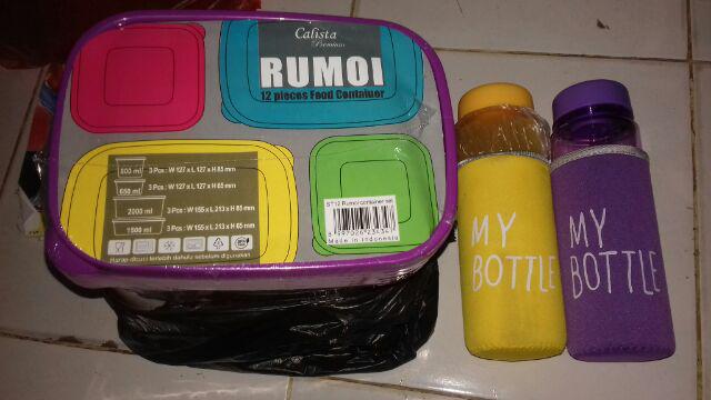 My Bottle / My Bottle Bening Full Color + Free Pouch Busa / Botol Minum