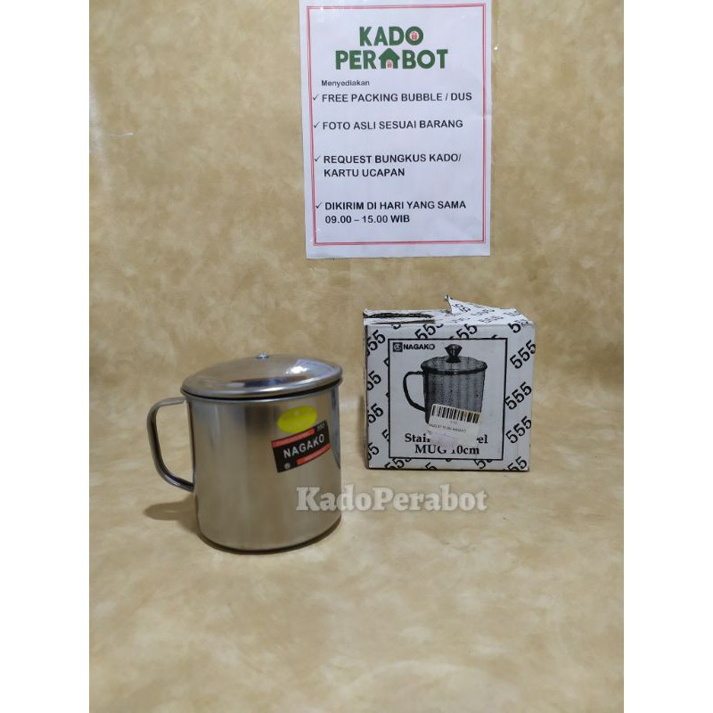mug stainless steel 10cm - mug nagako 555 10cm