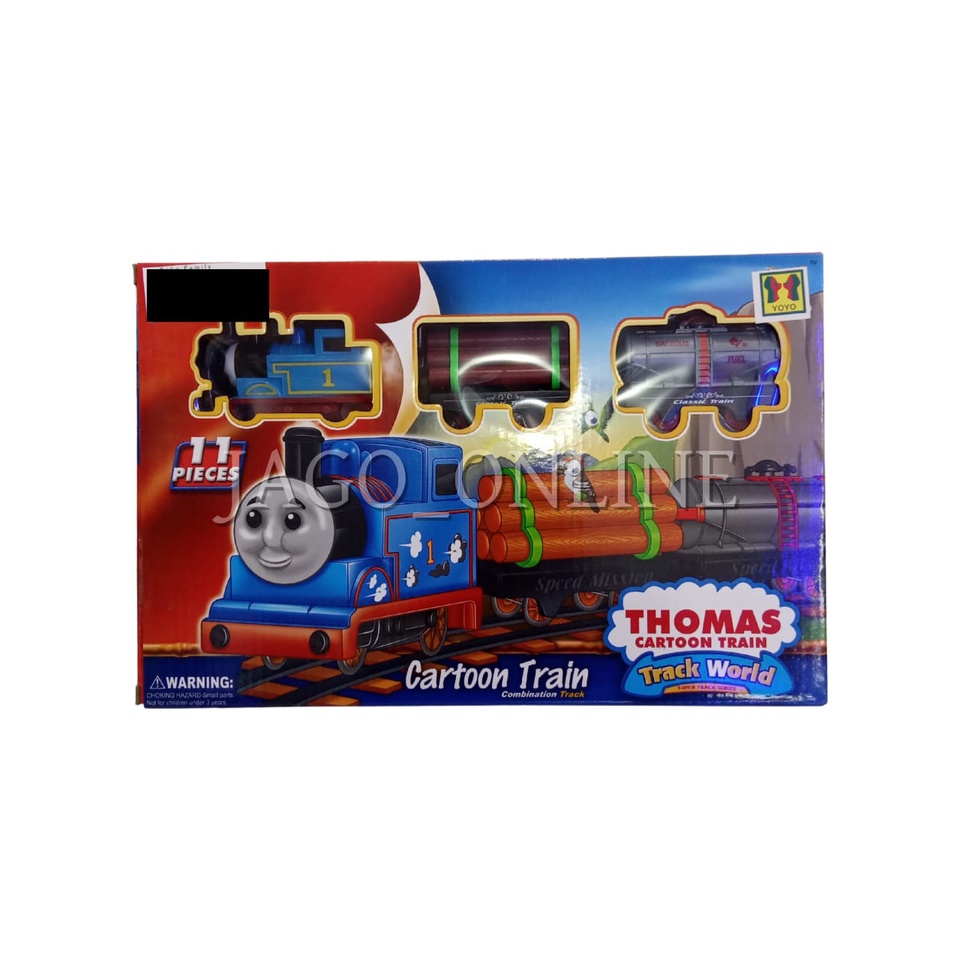 Mainan anak laki laki cowok kereta keretaan thomas kereta api satu set track set