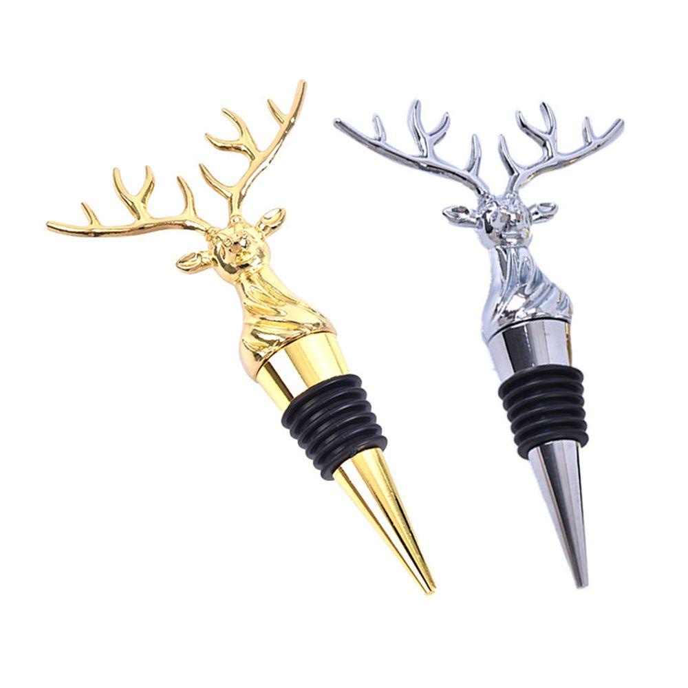 Kepala Rusa Stag TOP Wine Beer Stoppers Reusable Bottle Plug Leak Free Plug Sealer Stainless Steel