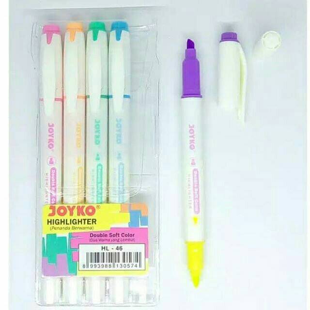 

Joyko Highlighter Double Soft Color Pack