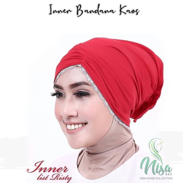 Inner Bandana Ciput Dalaman Kerudung Risty Renda