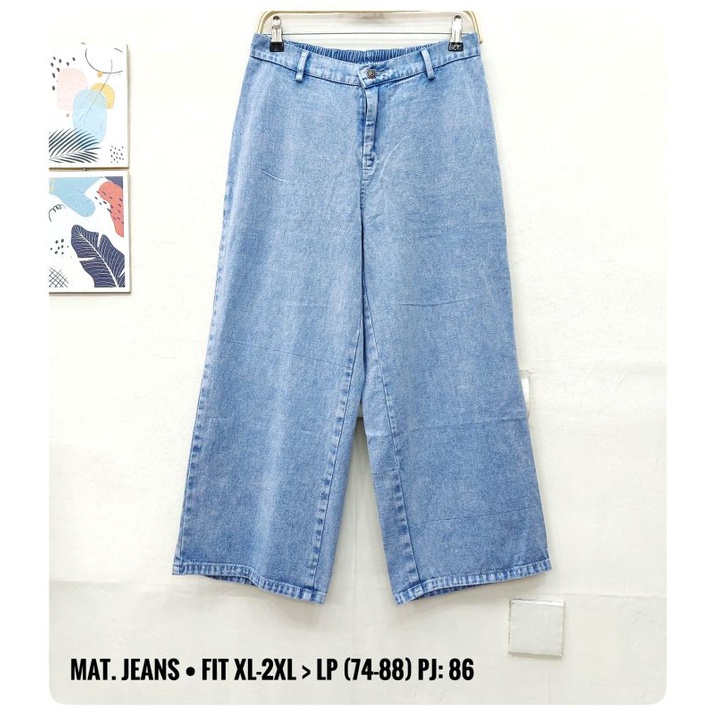 PROMO KULOT JEANS | SOFT JEANS | KULOT JUMBO | KULOT FASHION | KULOT KARET | KULOT KEKINIAN