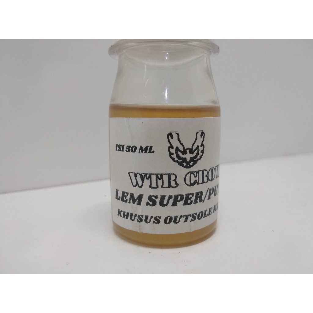 Lem sepatu super kuat 50 ml.Lem outsole karet kuat tahan lama.Lem sol karet super GR.Lem putih sol sepatu