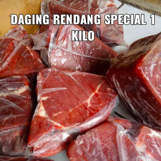 DAGING UNTUK RENDANG TANPA LEMAK 1 kg (HALLAL)