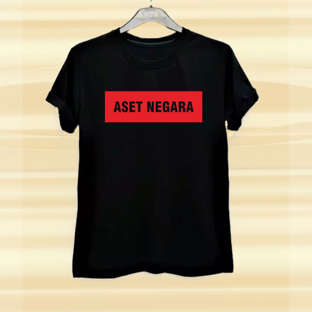 Kaos Lucu Unik Aset Negara Kaos Xxl Xl L M Shopee Indonesia