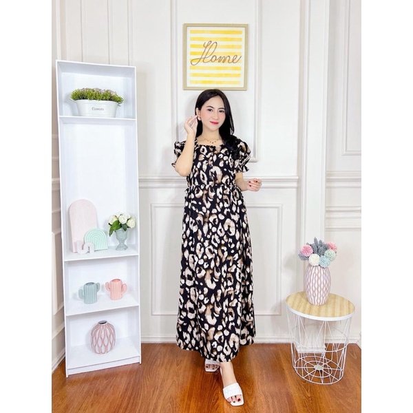 SHAKILA DRESS ORIGINAL BY. KANAYA / DASTER PANJANG SEMATA KAKI / DASTER RAYON PREMIUM