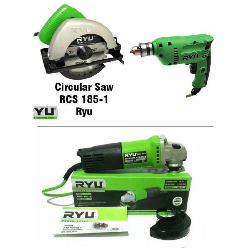 Paket Grenda RSG 100-3, Bor RDR10-3RE, Circularsaw RCS185-1