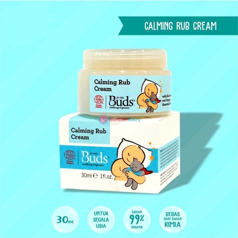 Buds Calming Rub Cream 30 &amp; 50 mg | Cream bayi