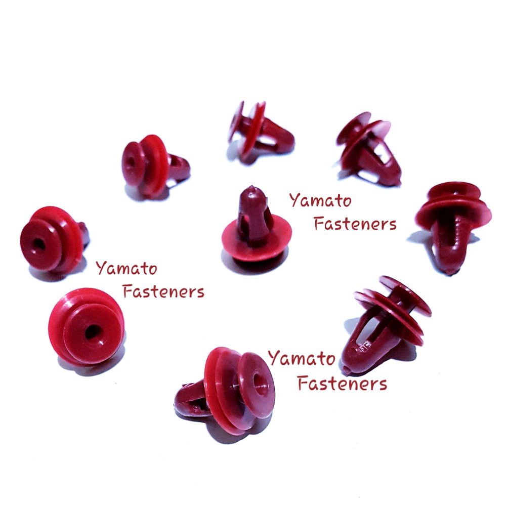 KANCING KLIP HARBOT MERAH UNIVERSAL . DOOR TRIM KIJANG KAPSUL KRISTA HARDBOARD PANEL CLIP terbaik