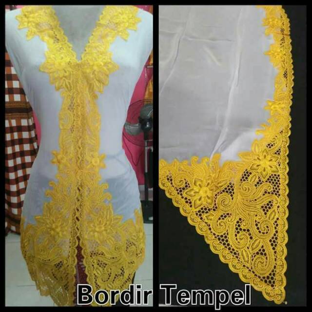 kebaya bordir tempel