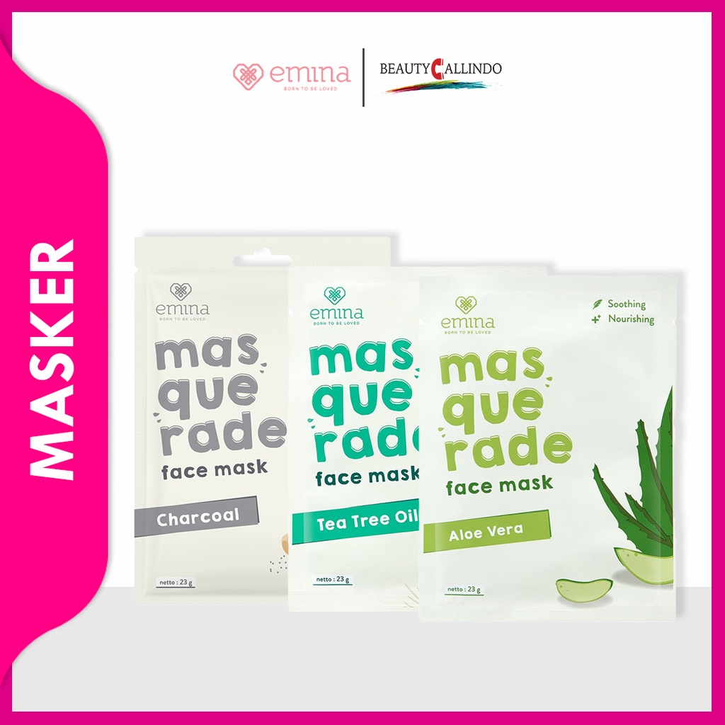 [Varian Baru Tersedia ] Emina Masquerade Sheet Mask | Masker